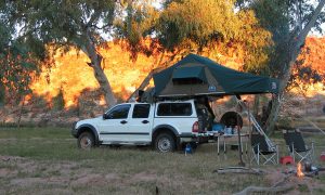Holden Colorado with Hannibal Safari Rooftop Tent